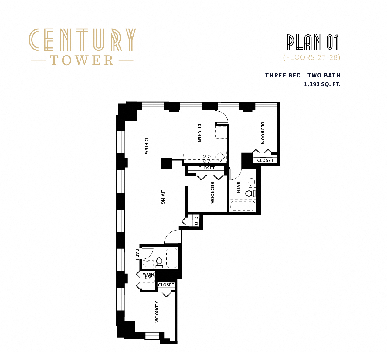 3 Bedroom Floor Plan